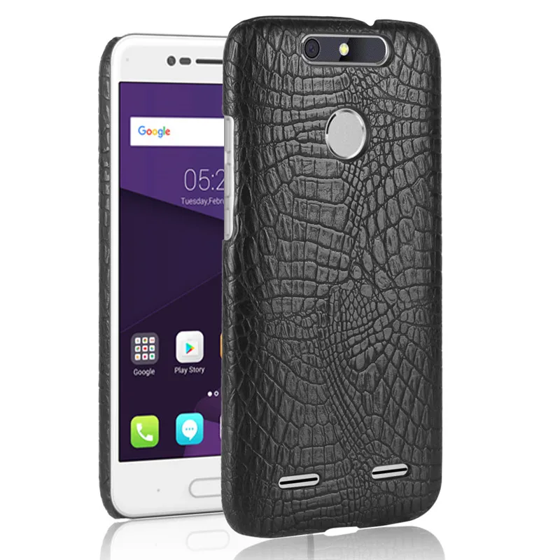 Жесткий чехол ZTE Nubia Z9 Mini Z9Max с крокодиловой текстурой из поликарбоната и