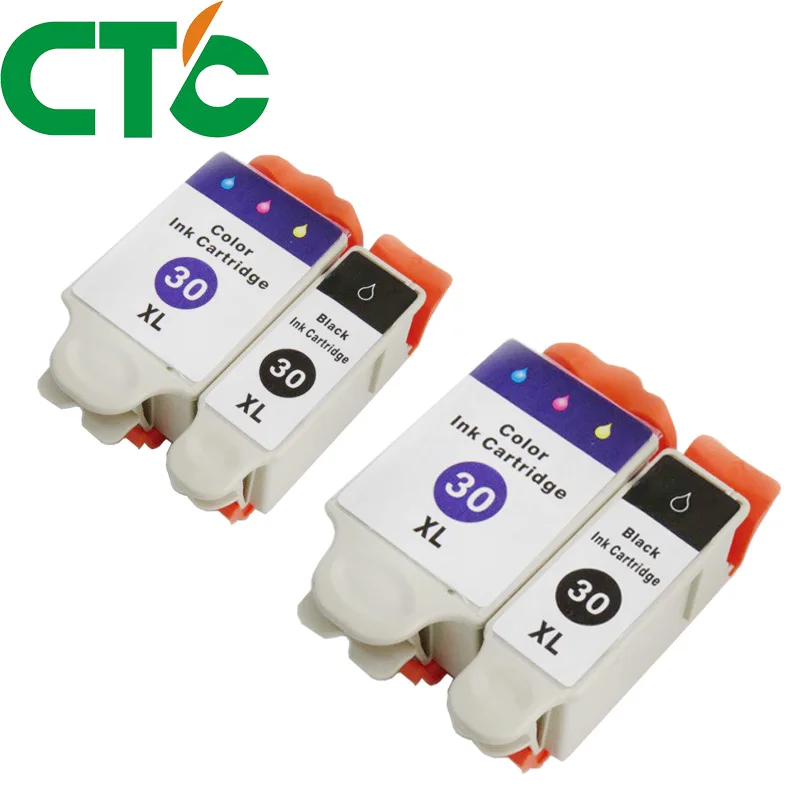 4 Pack Ink Cartridge Compatible for Kodak 30 Easyshare ESP C110 C310 C315 OFFICE 2150 2170 HERO 3.1 5.1 1.2 3.2 3.2s | Компьютеры и