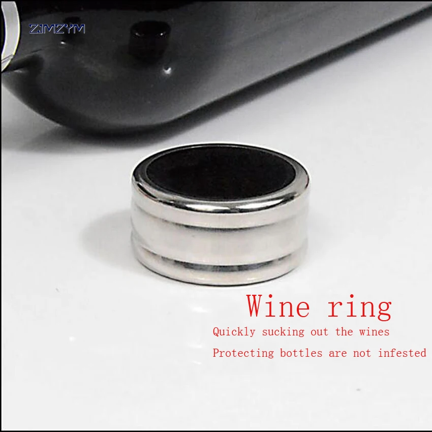 

Stainless Steel Wine Bottle Collar Alcohol Drip Round Ring Drip Ring