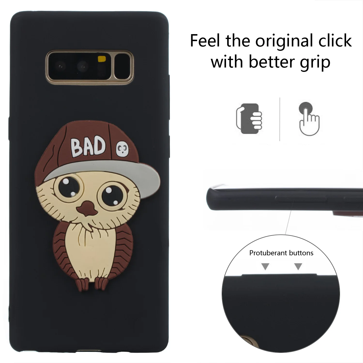 Чехол для samsung NOTE8 Note9 Plus J7 J6 J4 2018 S7 полный дизайн ударозащитный чехол S8 S9 3D милый