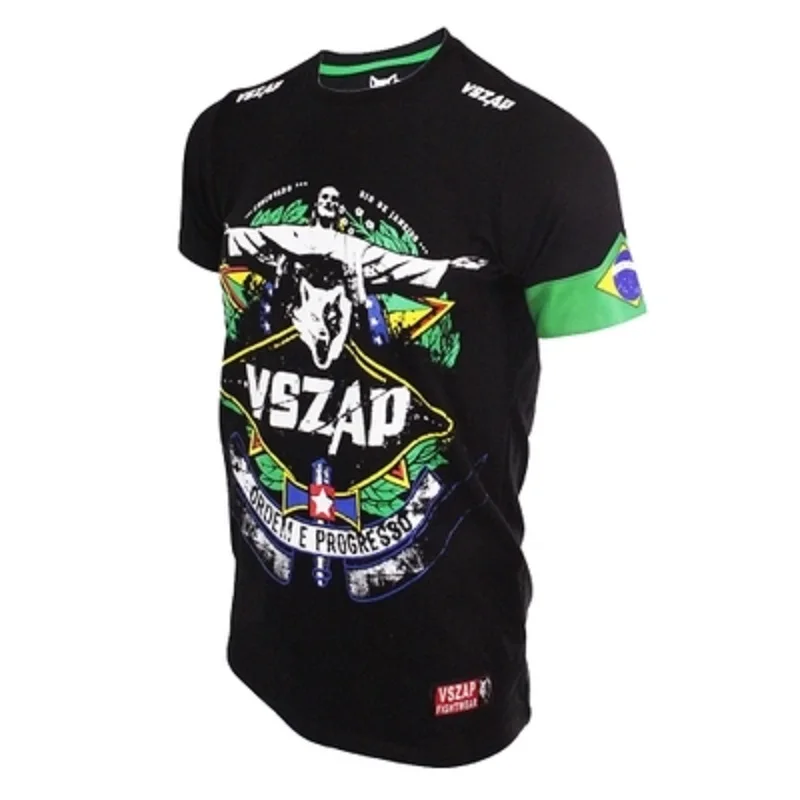 VSZAP горячая Распродажа 2018 боксерские майки MMA Taekwondo боевые тела быстросохнущие