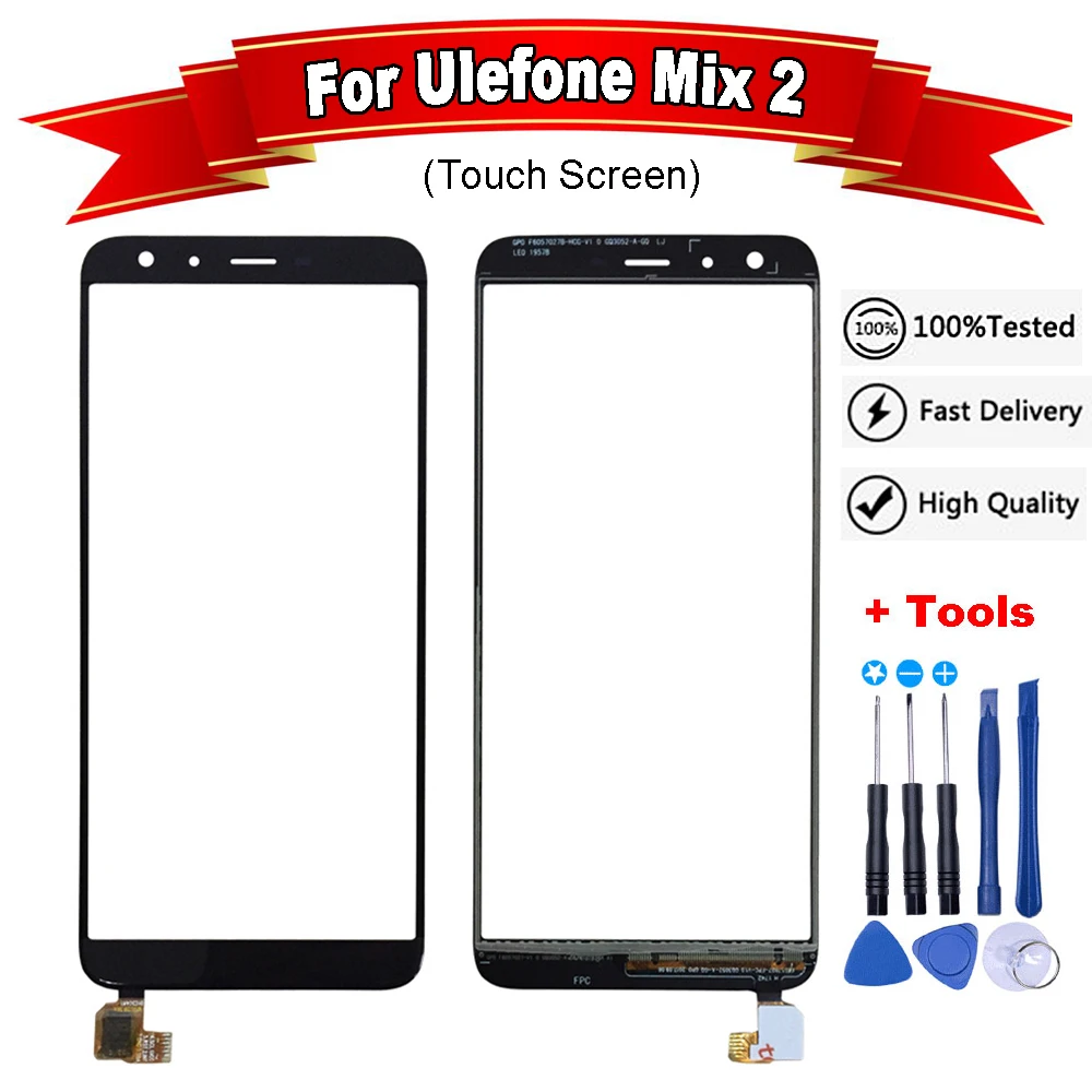 Сенсорный экран 5 7 дюйма для Ulefone Mix 2 дигитайзер запчасти телефона сенсорный +