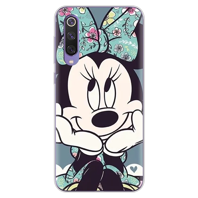 lvmini Мультяшный чехол для телефона s для Coque Xiaomi Mi 9 прозрачный милый подарок для пары Мягкая силиконовая задняя накладка из ТПУ чехол для Xiaomi Mi 9 SE чехол Capa - Цвет: lvmini