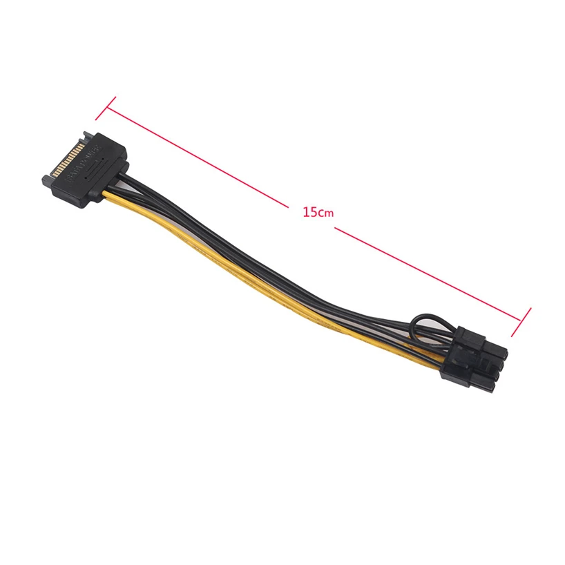 15 см контактный SATA внешний 8 (6 + 2) PCI E внешняя видеокарта кабель адаптера питания
