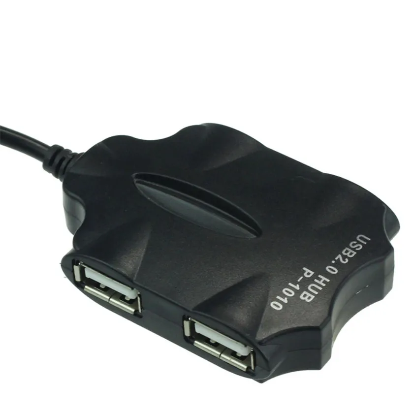 Лучшая цена 1 м 4 портовый концентратор Высокоскоростной USB 2 0 разветвитель