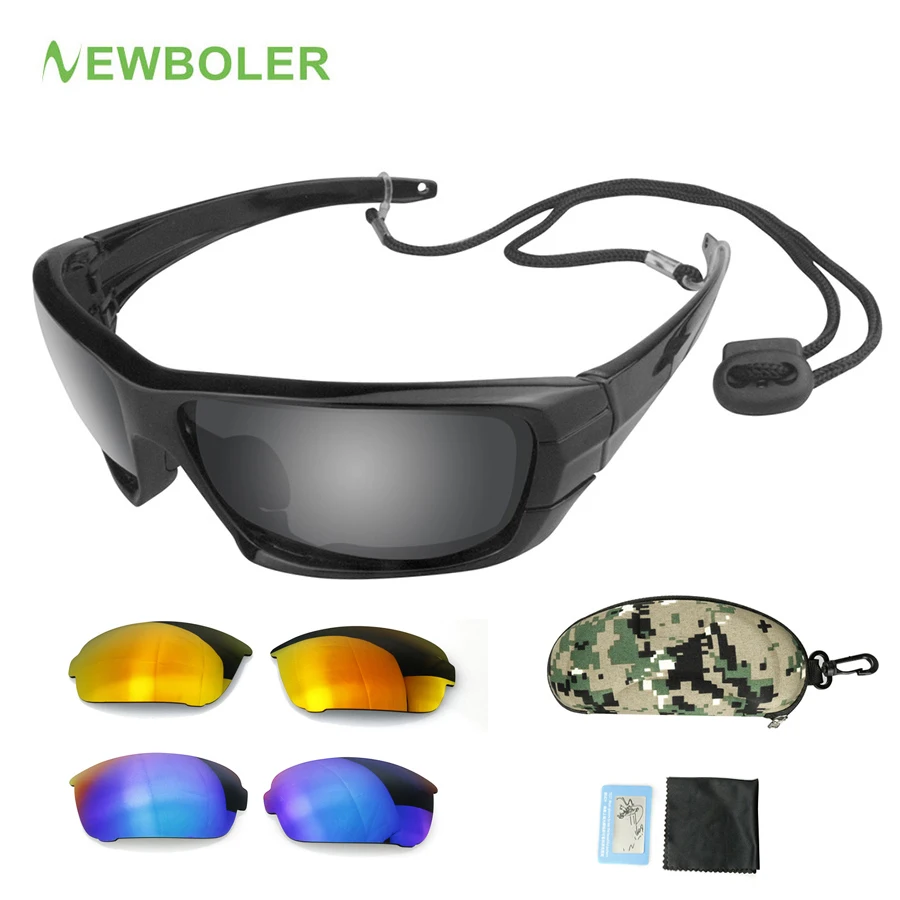Поляризованные очки NEWBOLER для рыбалки со сменными линзами мужские спортивные