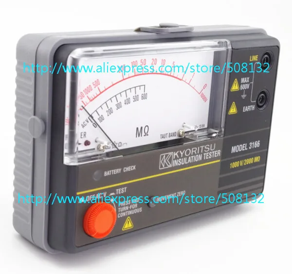 Аналоговый тестер изоляции KYORITSU KEW 3166|analogue insulation tester|insulation testerkyoritsu kew |