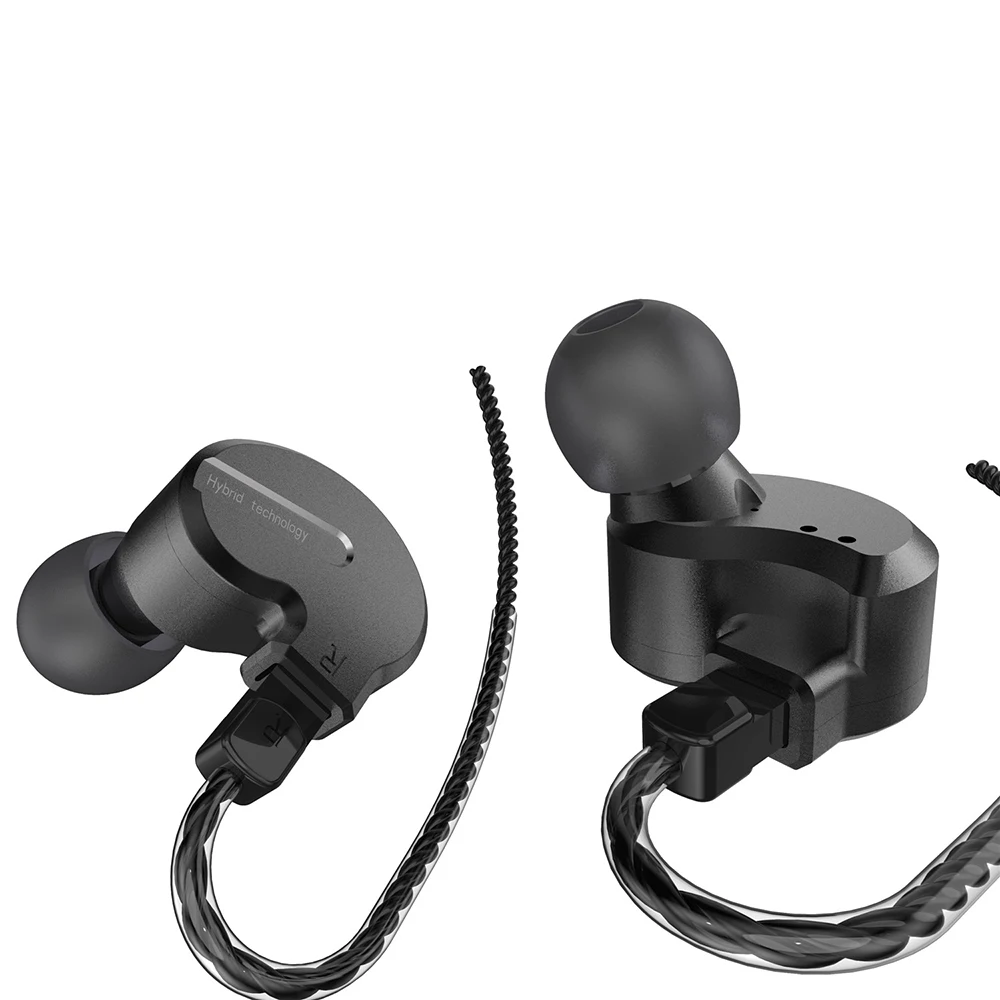 BQEYZ KB1 Гибридный привод в ухо наушник 1BA+ 2DD 2Pin съемный 0,78 мм металлический HIFI гарнитура монитор DJ бег спортивный наушник