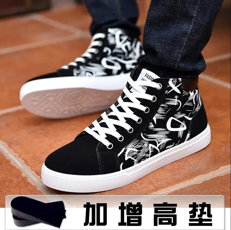 0 2018 осень новая мужская повседневная обувь высокая Корейская версия тренда