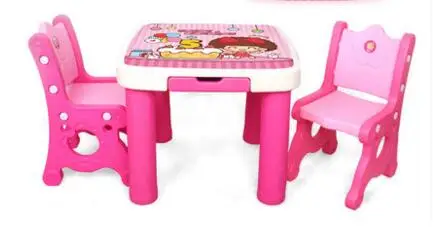 Маленькие дети складные столы и стулья. Настольные обучающие игрушки - Цвет: 05