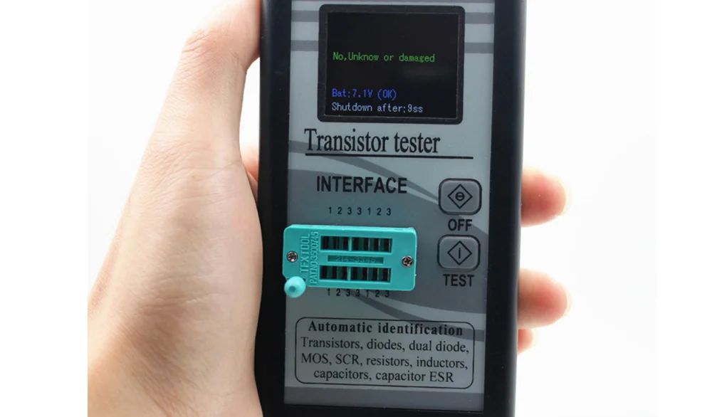 Транзистор тестер Цифровой мультиметр Esr метр Multimetro Mosfet полупроводниковый радиосхемы мультиметры многоцелевой