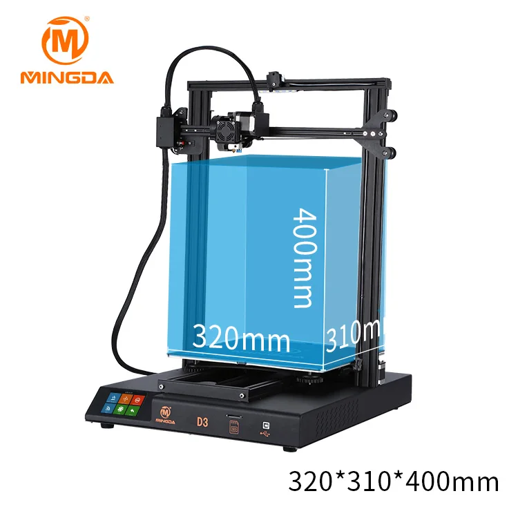 Высокая стабильность DIY 3D принтер MINGDA D3 320*310*400 мм сборка наборы для принтеров с 200