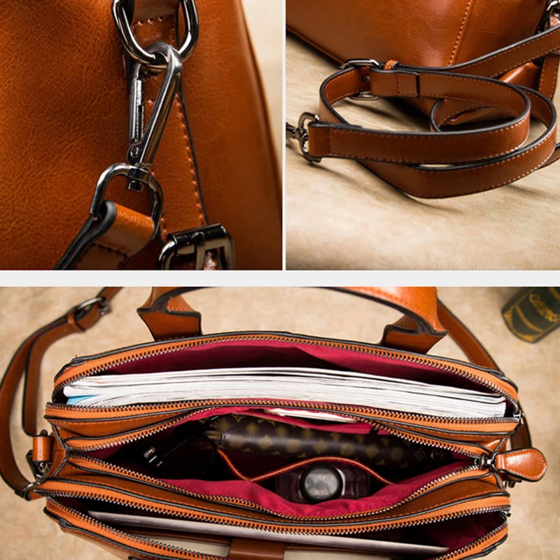 DCOS кожаные женские сумки мессенджеры Высококачественная дизайнерская Роскошная