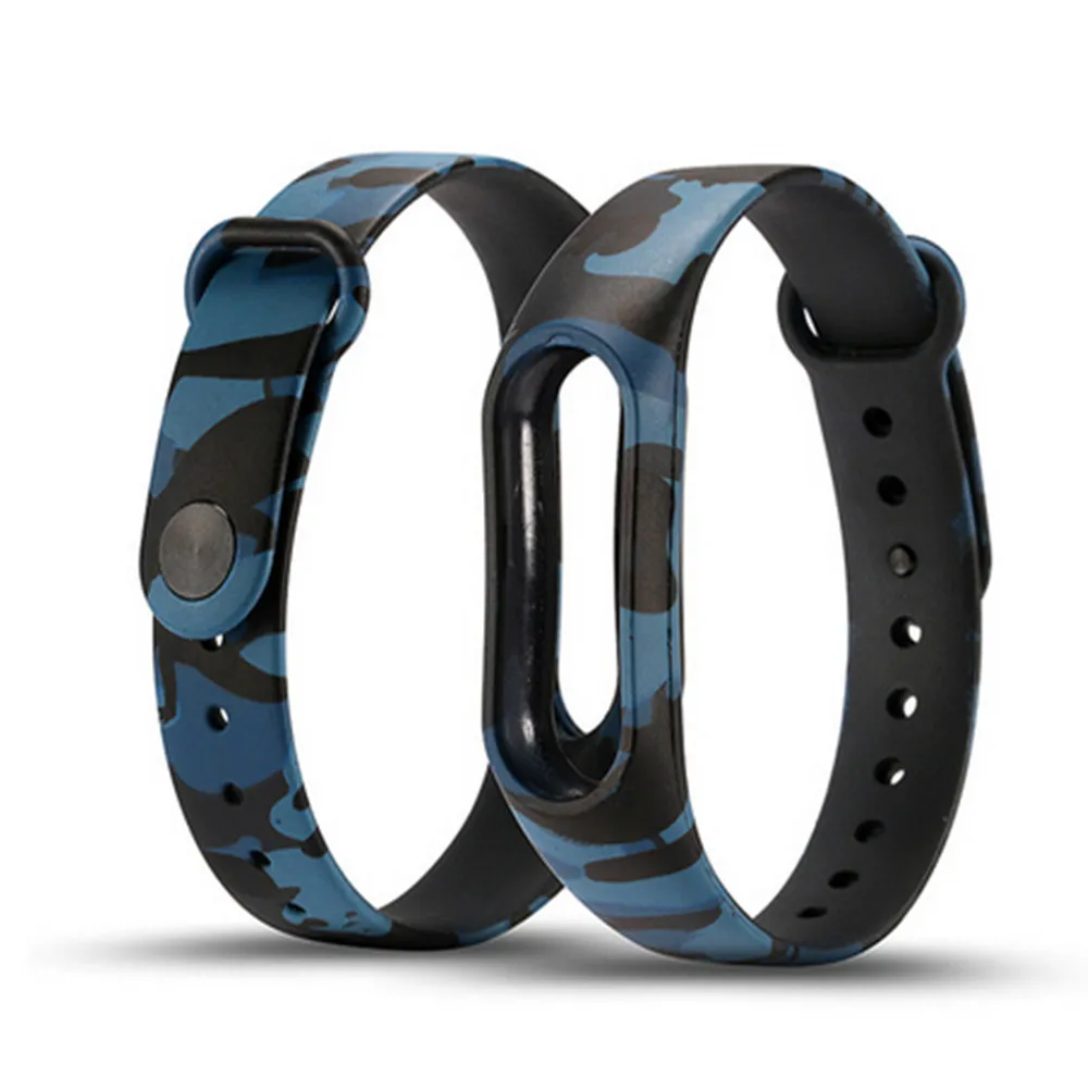 Камуфляж Xio mi band 2 силиконовый ремешок на запястье сменный ремешок для часов браслет на запястье цветной для Xiao mi band 2 напульсники