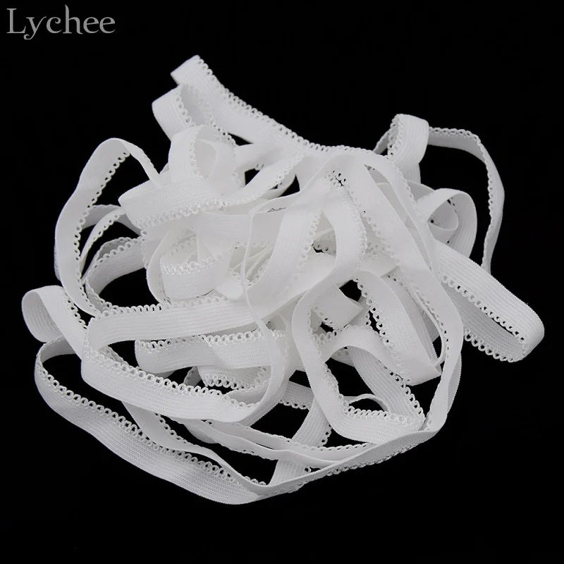 5 метров белая кружевная эластичная лента для рукоделия принадлежности швейные