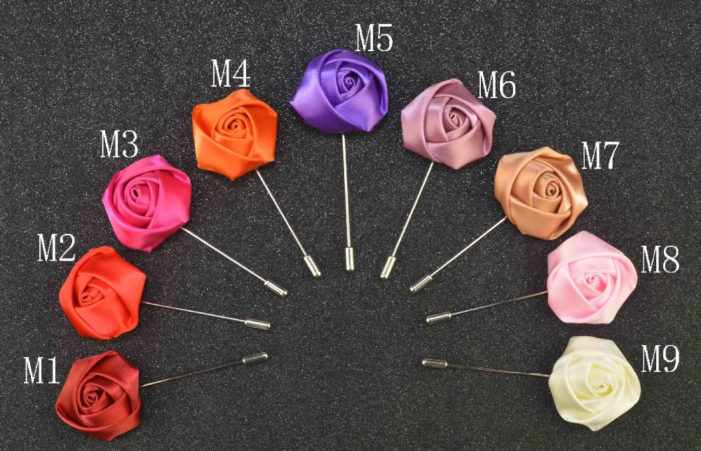 1 шт. Новый стиль друга жениха жених бутоньерка Шелковый атласный цветок розы для