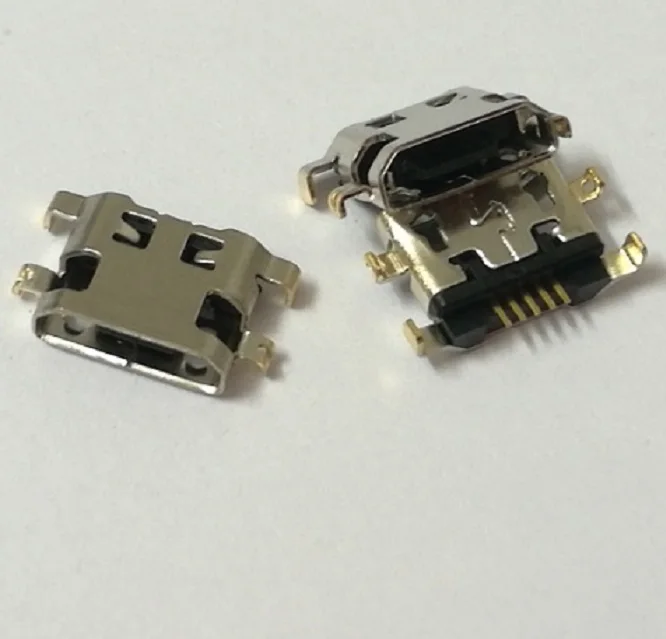 500 шт. Micro Mini USB разъем для зарядки Lenovo A708t S890/для Alcatel 7040N/для HuaWei G7 | Мобильные