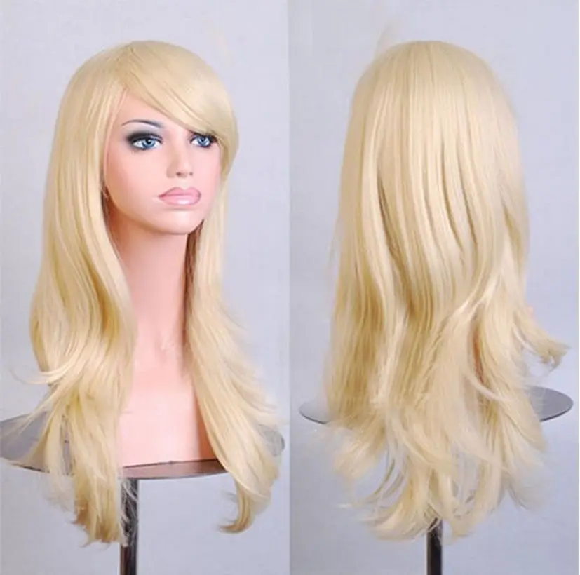 Новый долго универсальный золото потому мультфильм парик |