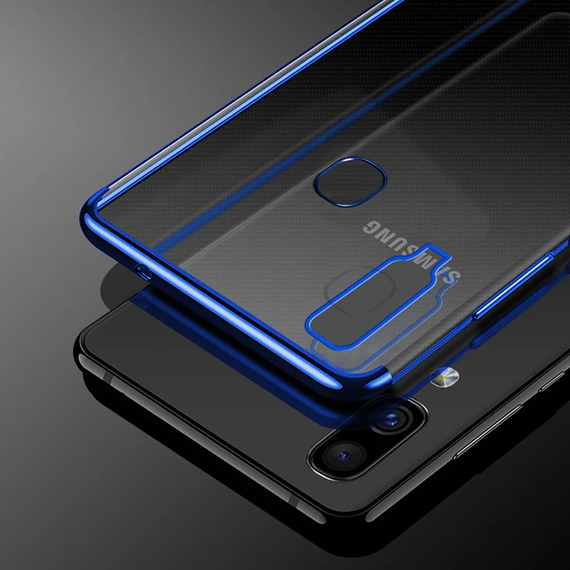 Простой чехол для Samsung Galaxy A40 A40S мягкий бампер Ультратонкий силиконовый A 40 A40s |