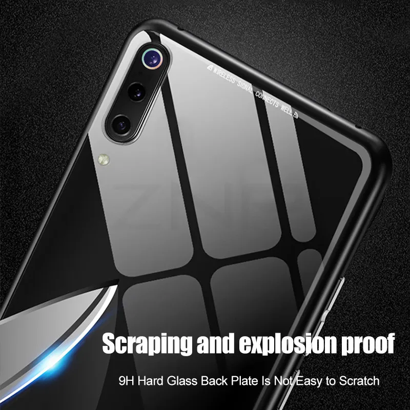 ZNP Магнитный чехол для телефона Xiaomi 9 SE 8 Lite 7 A2 6X F1, задняя крышка из закаленного стекла для Redmi 6 Pro Note 7 5 Pro, металлический флип-чехол