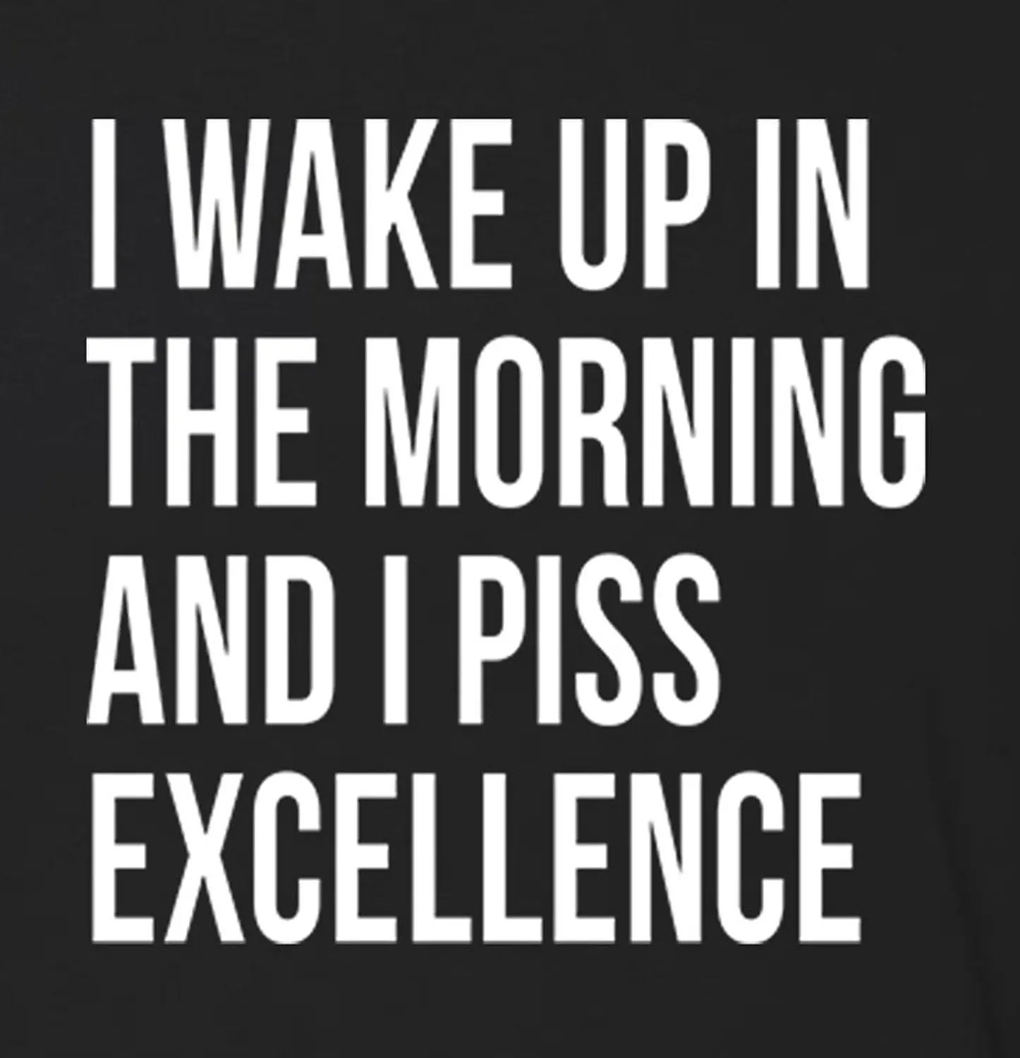 2017 Новые Мужская Мода мужская Я Мочу Excellence Кино Цитата Футболки Черный Белый