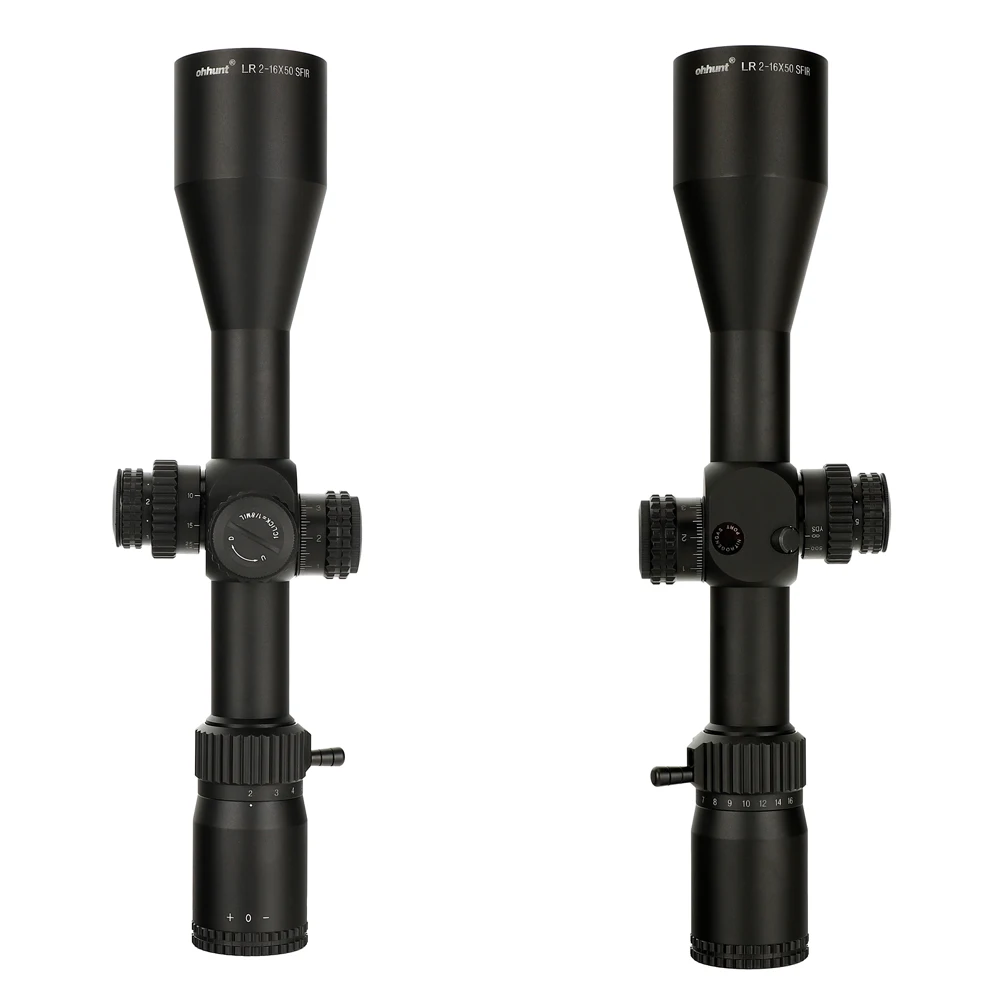 Ohhunt LR 2-16x50 SFIR Scope Mil Dot стеклянная гравированная сетка боковой Параллакс