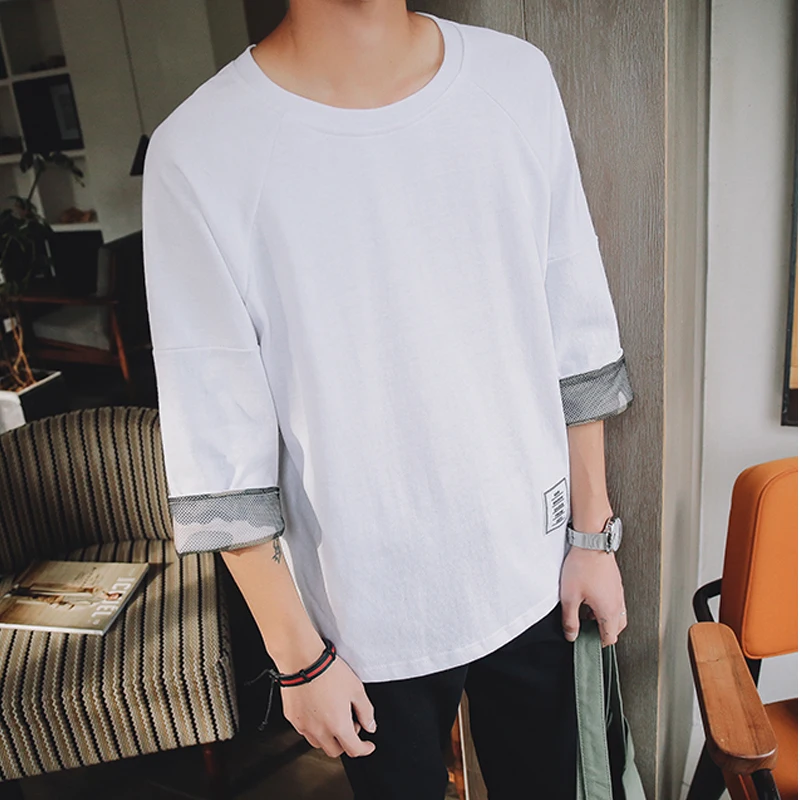 2017 г. Мужская забавные индивидуальность рукавом стиль новый камуфляж досуг