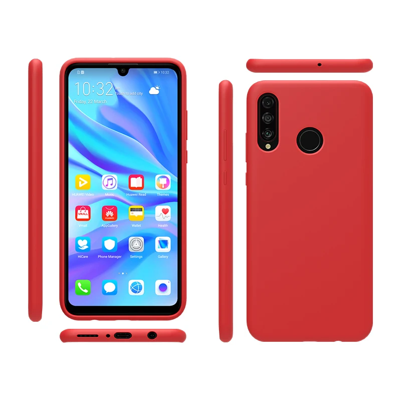NILLKIN для huawei P30 lite чехол жидкий силиконовый Гладкий защитный чехол для huawei P30 чехол/P30 Pro Чехол 6,0/6,1/6,47