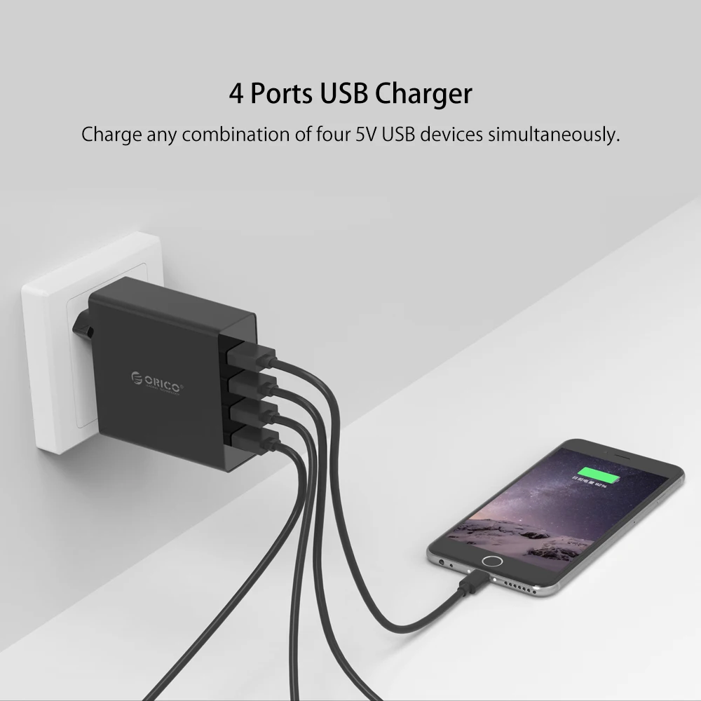 Зарядное устройство ORICO USB 4 порта 5V2.4A * 6A30W|usb phone charger|usb chargerphone charger |