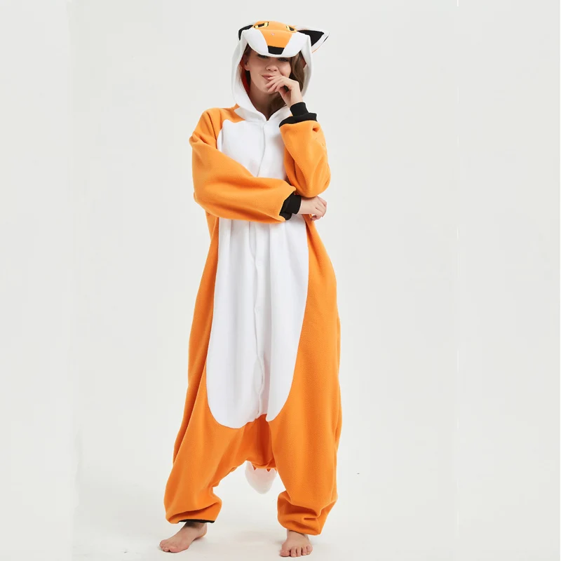 Пижамы с рисунком кигуруми флисовые комбинезоны для взрослых цельный комбинезон