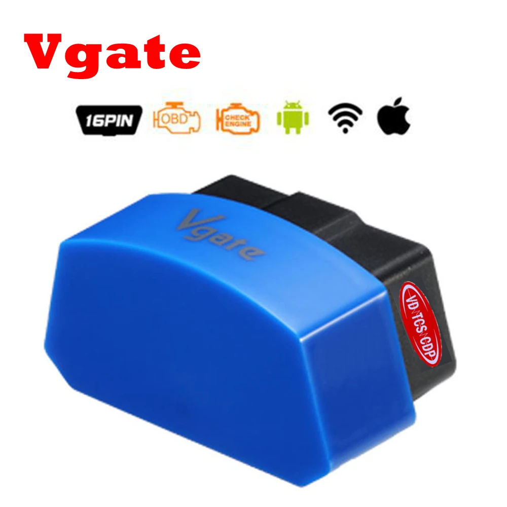 3 шт./лот Vgate iCar3 Wifi elm327 считыватель кодов поддержка OBD2 протокол автомобили ELM 327 iCar