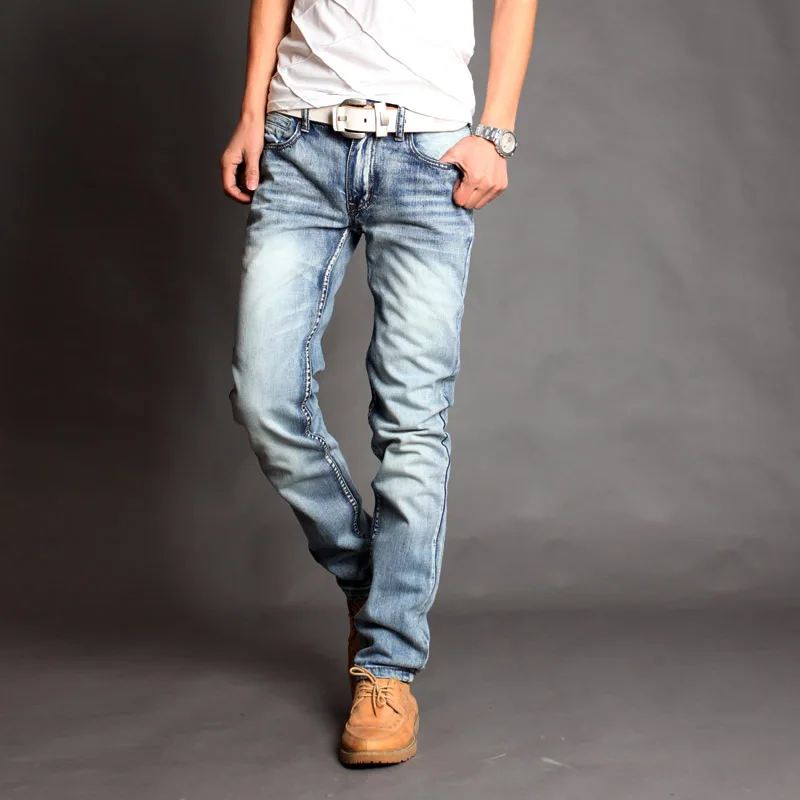 2017 брендовая модная осень Бизнес Повседневное Для мужчин 'Джинсы для женщин