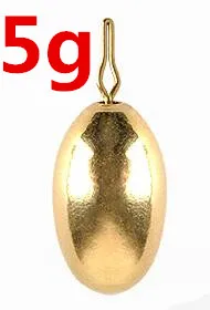 Ball 5g 10 шт. резьба медный шар кулон рыболовные крючки металлические приманки из свинца голова грузила глубокая вода пуля Вес рыболовные принадлежности PESCA - Цвет: Ball 5g