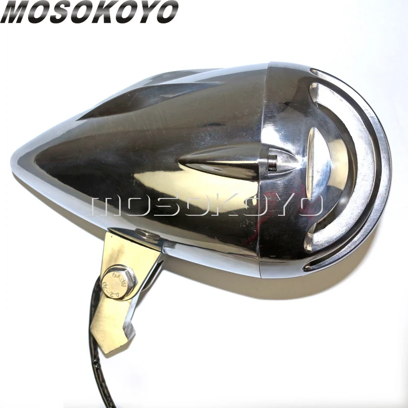 Фара мотоциклетная H4 12 В 4 5 дюйма для Harley Cafe Racer Chopper Touring Sportster Road King Street Glide |