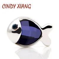 CINDY XIANG 2 цвета на выбор, кубический цирконий, Луна, броши на воротник для женщин, медный материал, милая маленькая красивая брошь на булавке, подарок