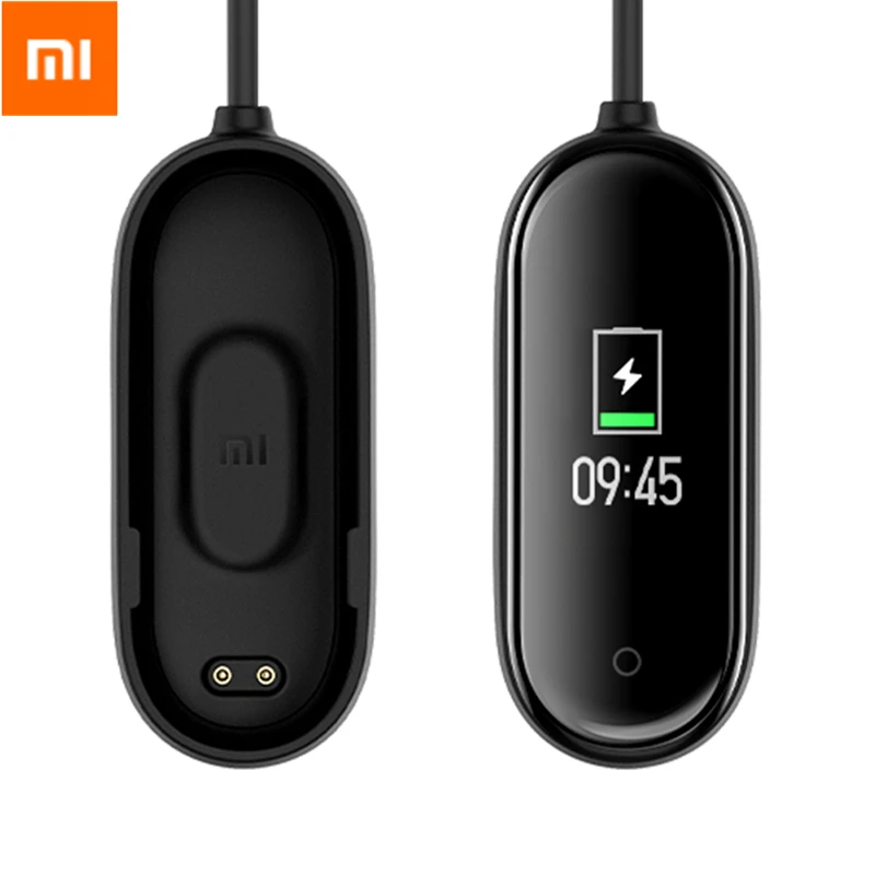 Xiaomi mi Band 4 Оригинальное зарядное устройство для Xiaomi mi Band 4 зарядная док-станция mi Band 4 USB кабель mi Band 4 аксессуары черный 5 В/250 мА 1,2 м