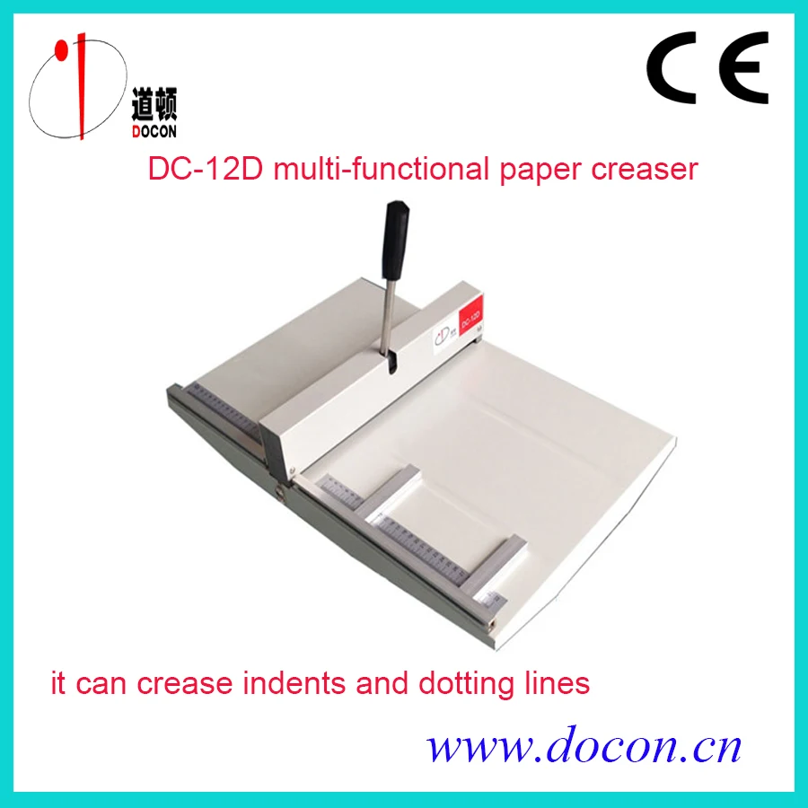 Машина для creasing и перфорации бумаги многофункциональная машина DC 12D вручную|paper