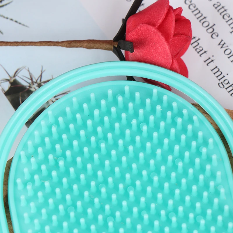 1 шт. пластиковый шампунь для мытья головы и душа Массажная щетка Массажер