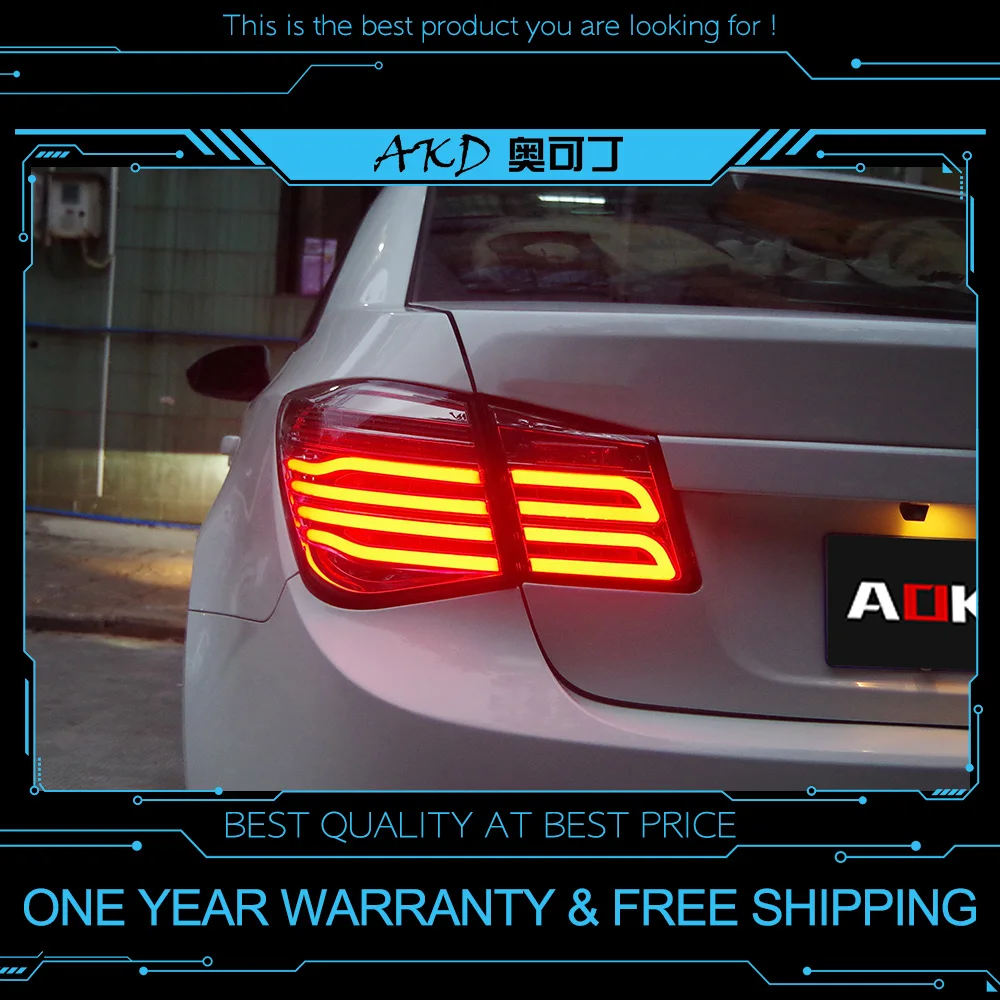 AKD Тюнинг автомобилей задние фонари для Chevrolet Cruze 2009 задние фонари светодиодный DRL ходовые огни Противотуманные фары с ангельскими глазками задние габаритные огни
