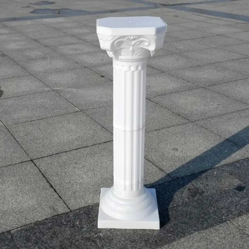 white Style Roman 2 шт Пластиковые римские колонны модные бутафория для свадебной вечеринки декоративные белые столбы горшки дорога цитируется Добро пожаловать области Декор цветок шар - Цвет: white Style Roman