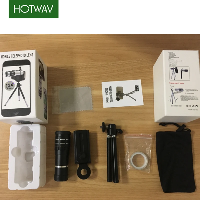 HOTWAV 12X Мобильный телеобъектив с зумом целлюлярный объектив телескоп