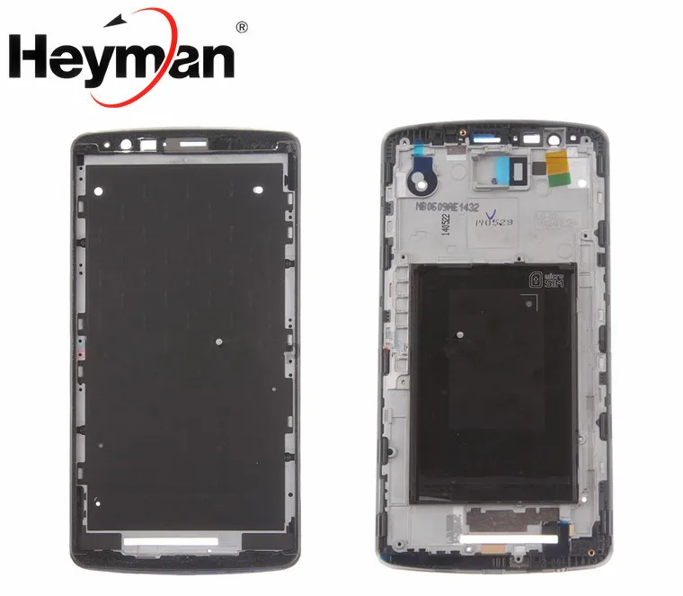 Heyman средняя передняя рамка для LG G3 LS990/VS985/D850/D851/D855 рамка Корпус ЖК-экран держатель рамка запасные части+ клей