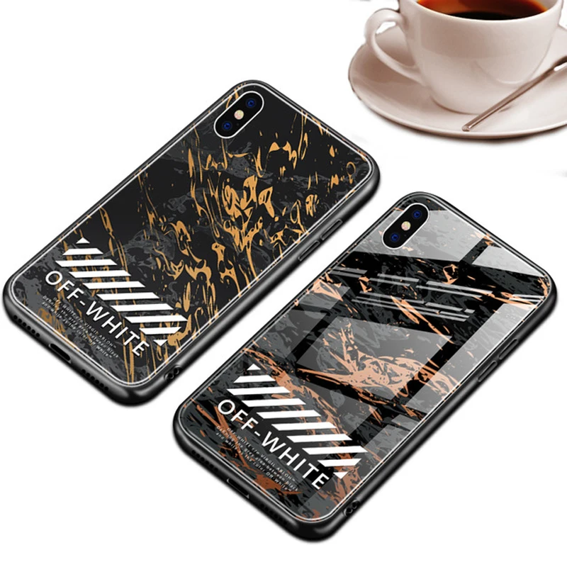 Флип-чехол для Iphone X брендовый защитный чехол iphone xs max с мраморным рисунком