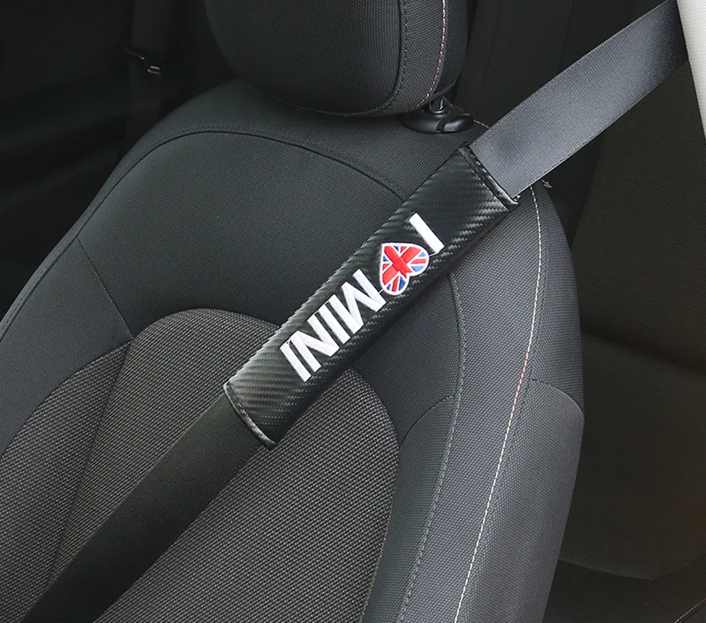 Ремень безопасности из углеродного волокна для MINI Cooper JCW One d Countryman Clubman F55 F56 F60 R60 R56 аксессуары