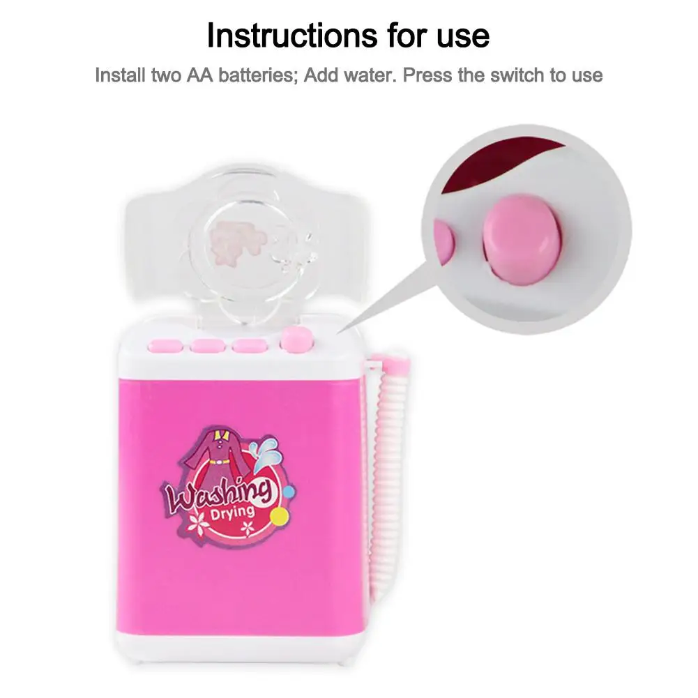 Мини Мелкая бытовая техника кухонные игрушки имитация электрической стиральной