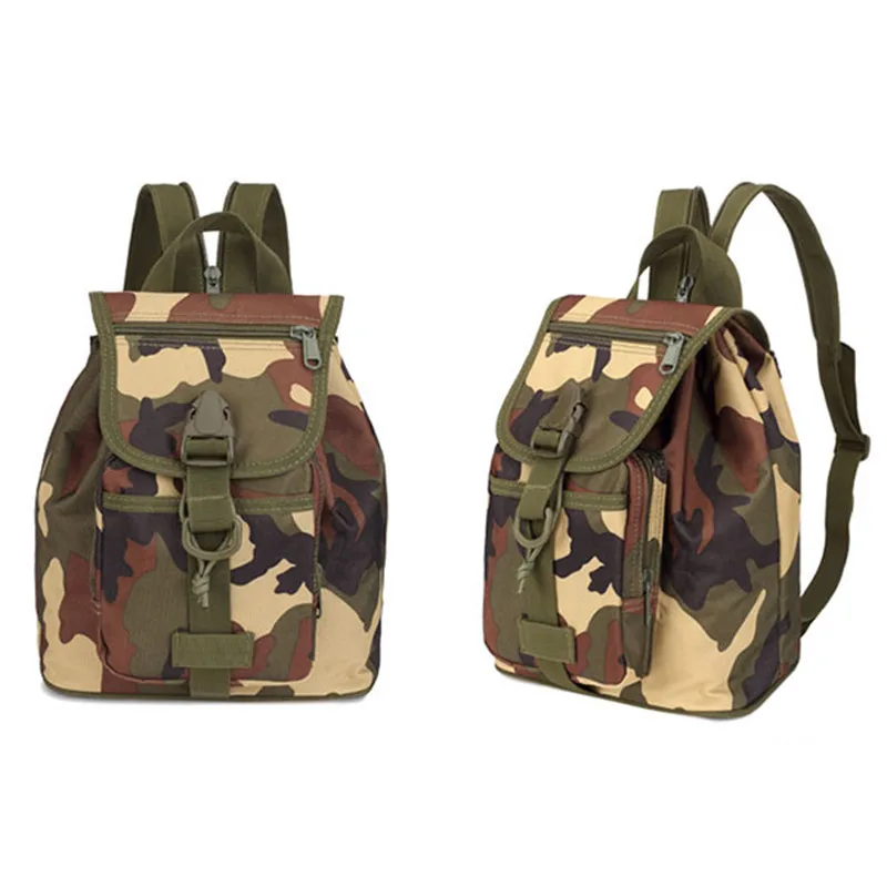 Многофункциональный Камуфляжный небольшой рюкзак унисекс для отдыха школьная
