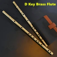 brass metal flute d key metal flute thicken brass concert flute professional musical instrument metal flauta self defense weapon