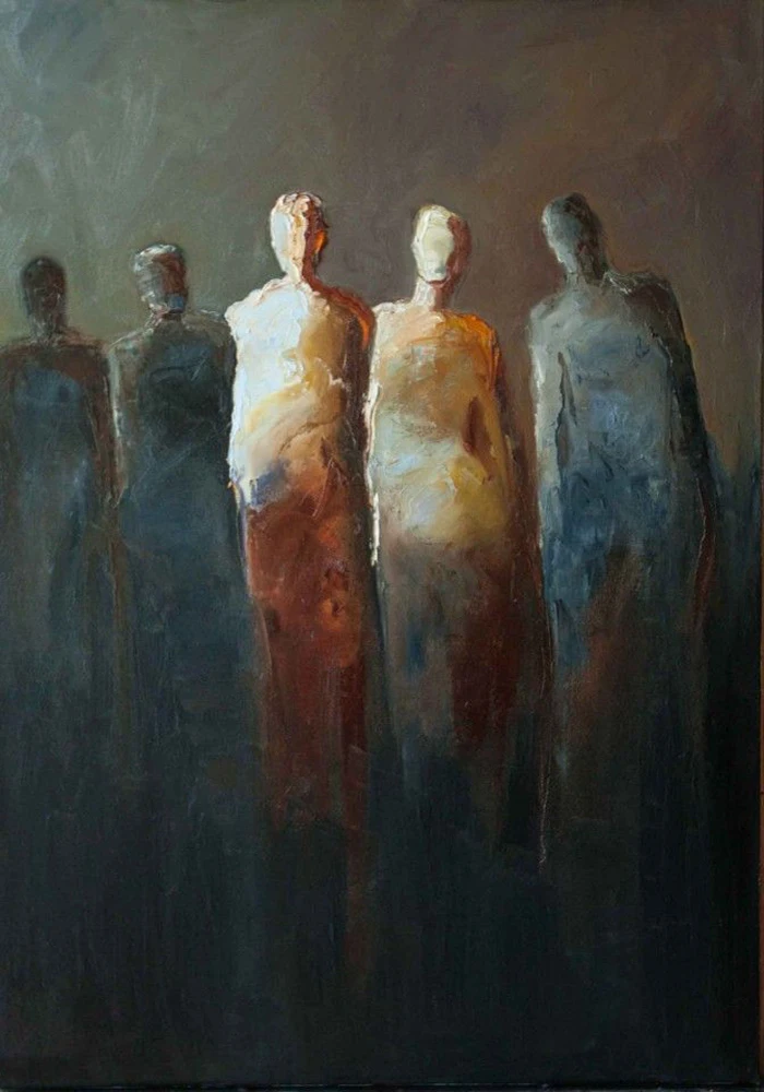 Ручная работа абстрактная картина маслом на холсте современная для гостиной |