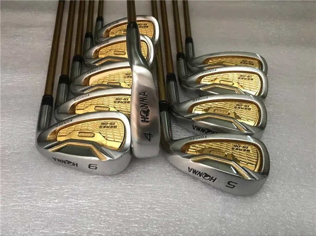 Абсолютно 10 шт 4 звезды Honma IS-06 Железный набор Honma S-06 Гольф железные клюшки для гольфа 4-11AwSw Графит/стальной вал с крышкой головы