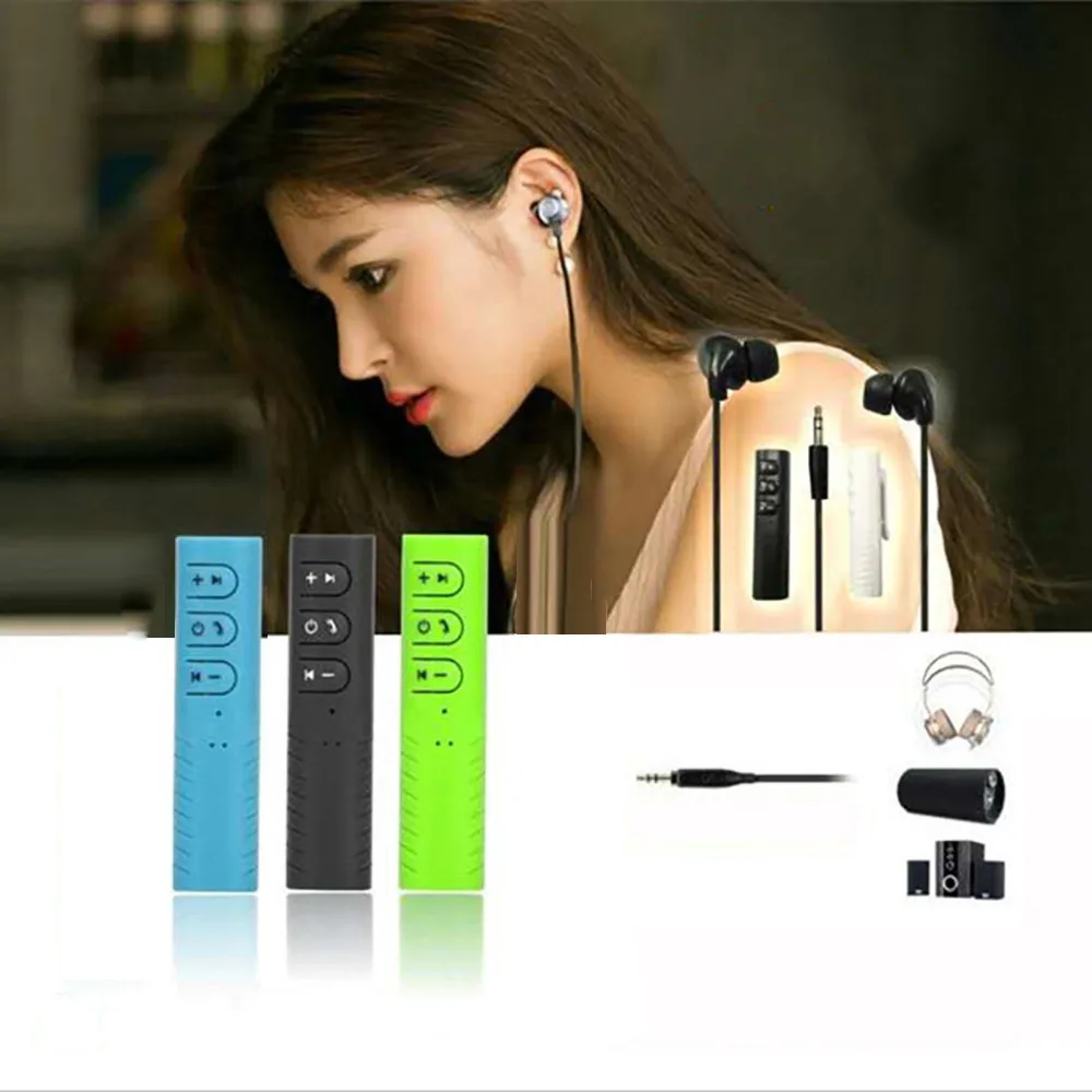 Handsfree 3,5 мм Jack Assist Bluetooth аудио приемник адаптер авто AUX комплект для динамика автомобильные наушники